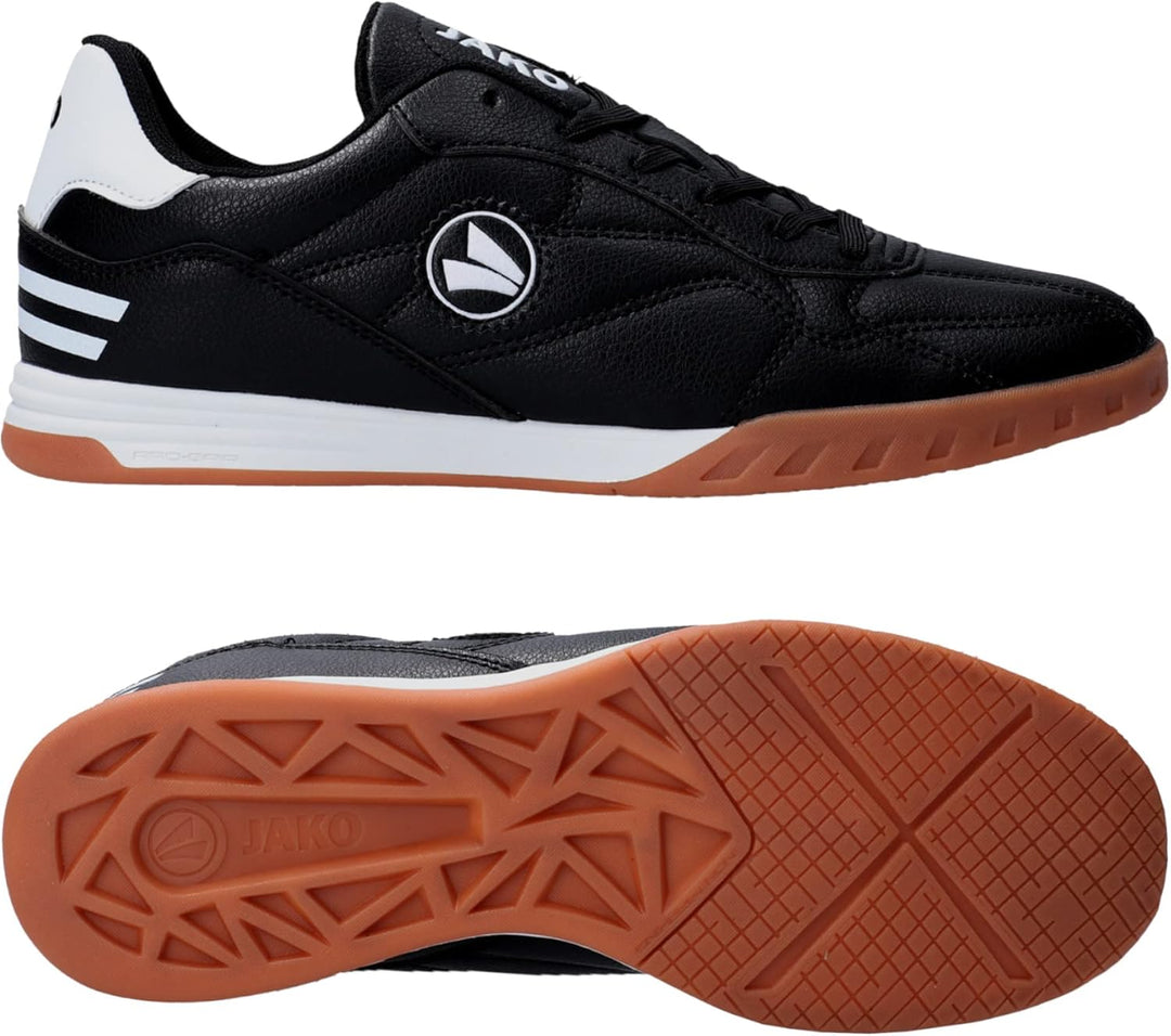 JAKO Fussball - Schuhe Kinder - Halle Classico ID Kids 32 EU Schwarz, 32 EU Schwarz