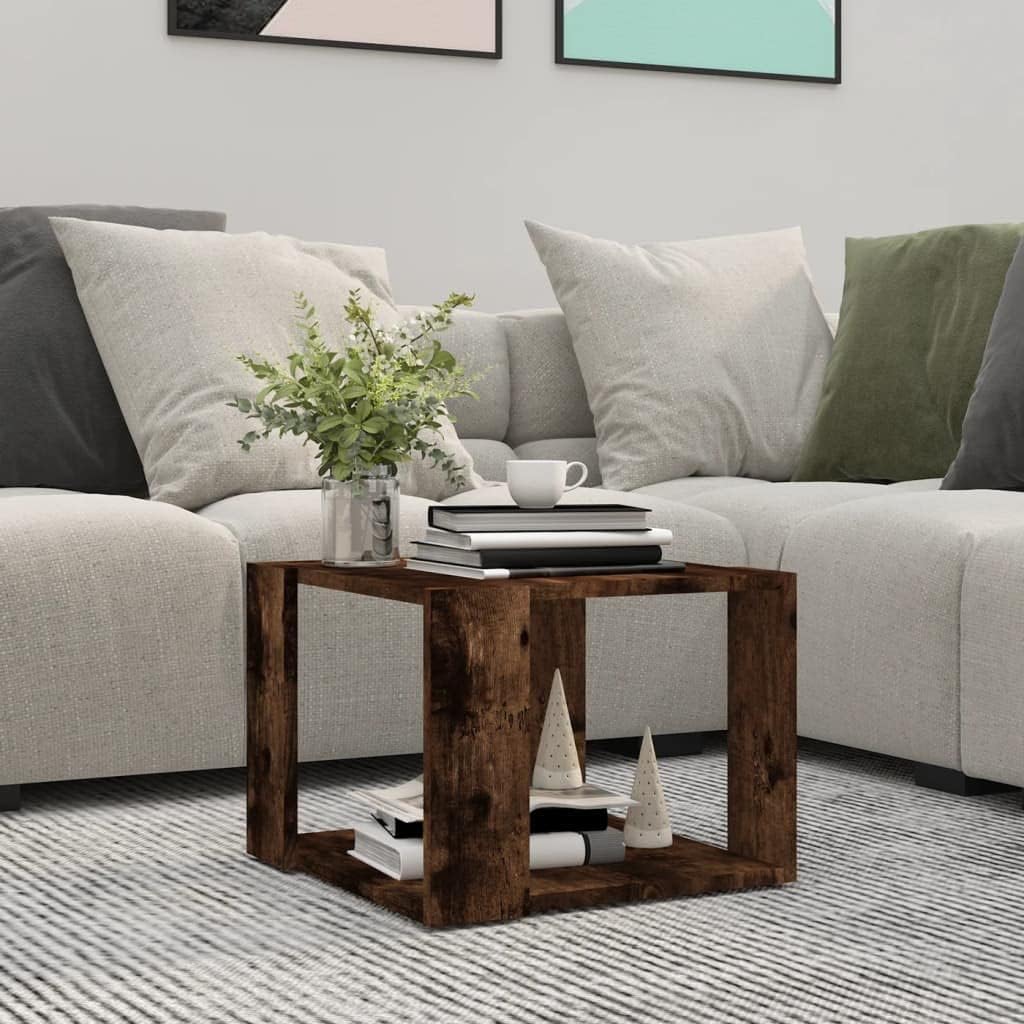 vidaXL Couchtisch Beistelltisch Wohnzimmertisch Kaffeetisch Sofatisch Teetisch Tisch Wohnzimmer Räuc