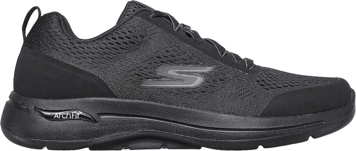 Skechers Herren Go Walk Arch Fit Idyllic Sneaker 42.5 EU X-Weit Schwarz, 42.5 EU X-Weit Schwarz