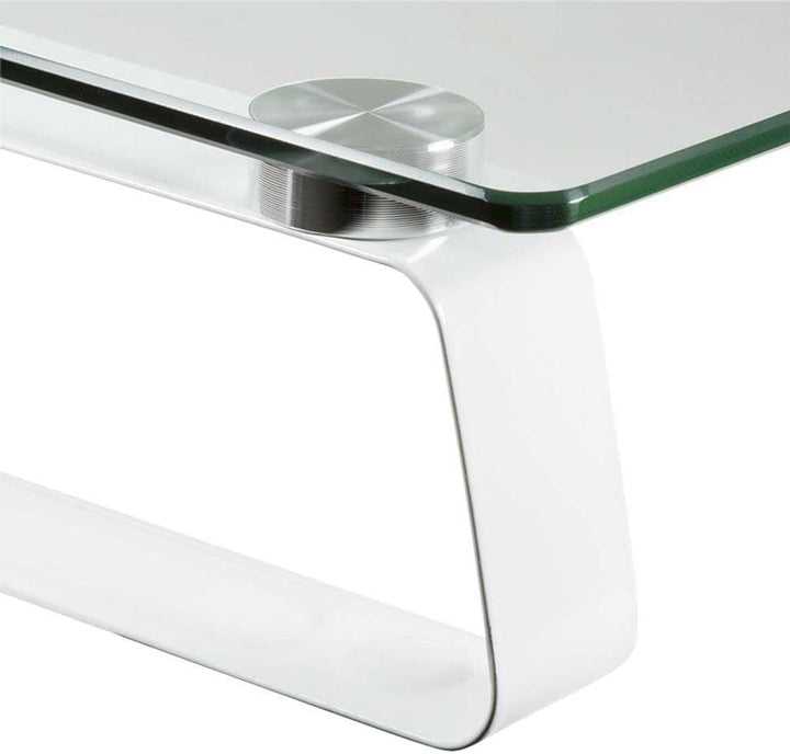 LogiLink TV- Monitorerh?hung aus Glas (Dicke: 5mm), max. Belastung 20kg, h?henverstellbar, L?nge = 5