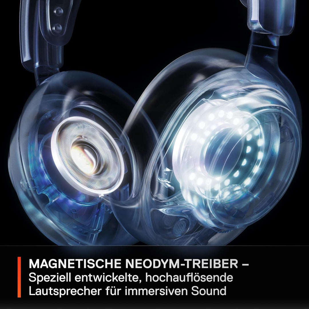 SteelSeries Arctis Nova 7 - Wireless Gaming-Headset mit Multi-System-Kompatibilität – 2,4 GHz- und B