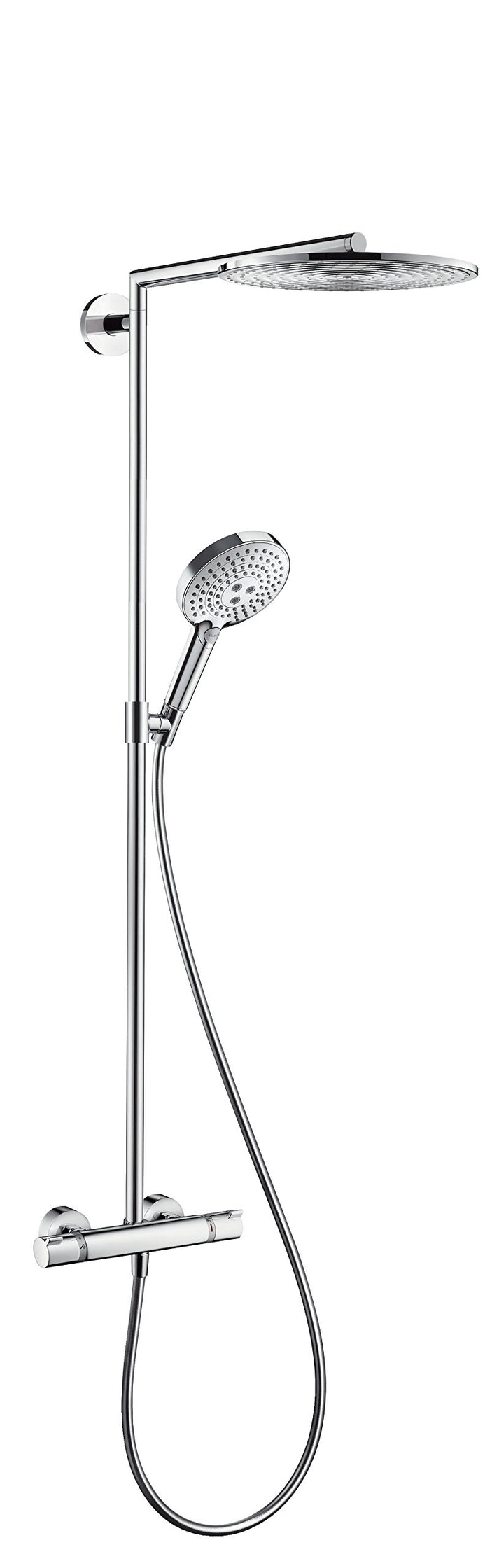 hansgrohe Raindance Select S 300 Duschsystem (3 Strahlarten) Chrom Chrom Kopfbrause mit 1 Strahlart