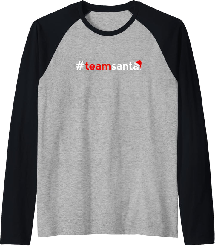 Christmas Shirts for Men Women Kids | Team Santa Gift Ideas Raglan