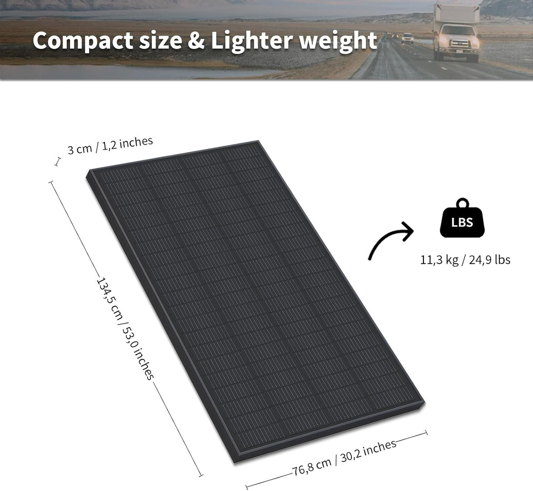 200w Solarpanel Modulo Solare Monocristallino da 200 watt, Komplett Schwarz Monokristallin Photovolt