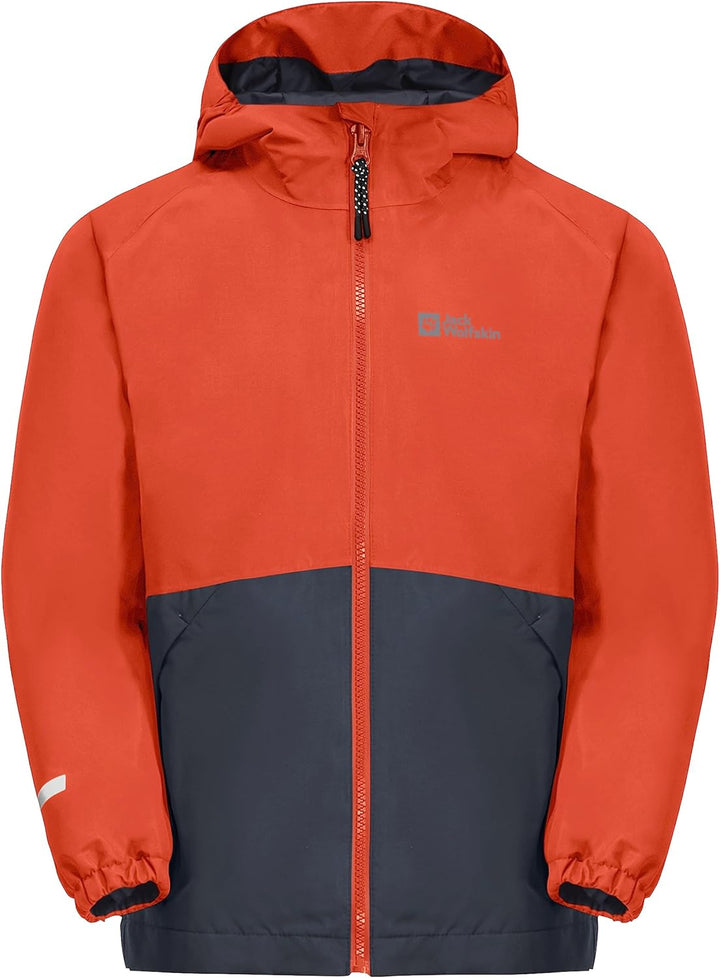 Jack Wolfskin Unisex Kinder Jacket 92 carnelian, 92 carnelian