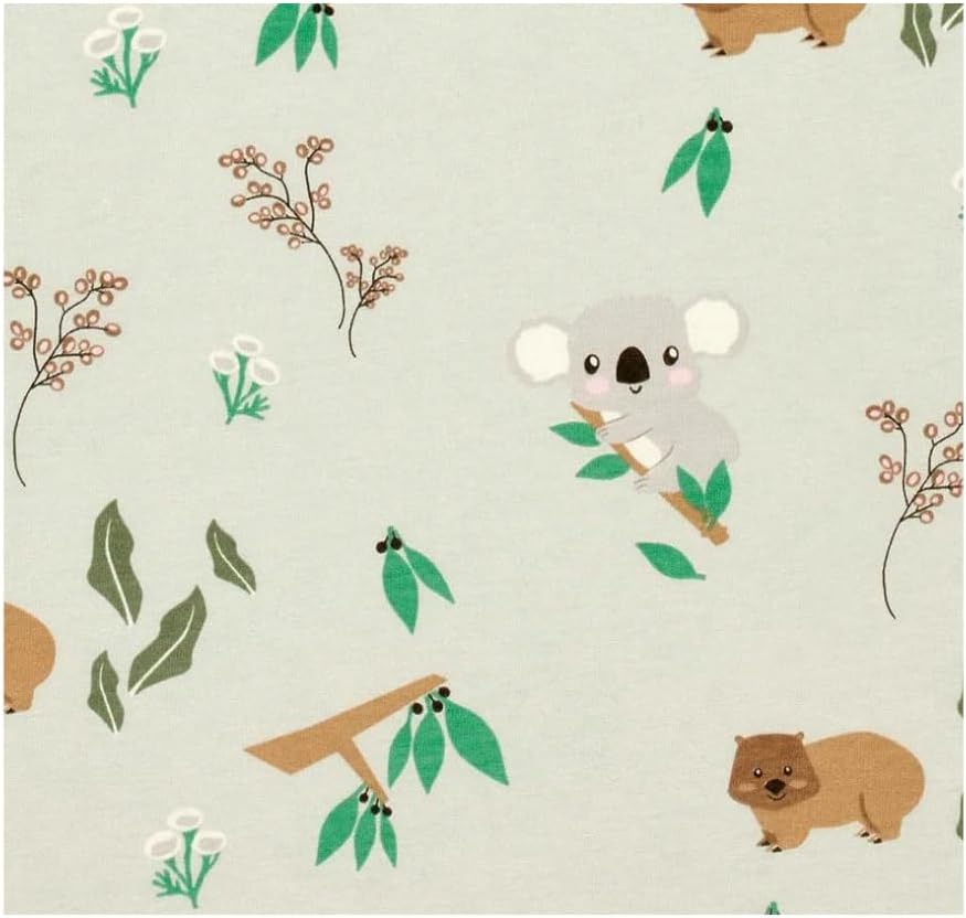 Alvi Baby Mäxchen Aussensack koalas world/Ganzjahresschlafsack mitwachsend/Babyschlafsack grössenver