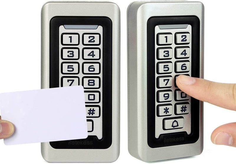 Retekess T-AC03 Codeschloss Türöffner, Codeschloss Garagentor, Wasserdichte RFID IP68, Zutrittskontr