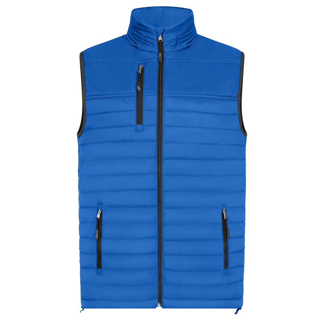 HRM Herren Hooded Performance Body Warmer I Fair Trade Outdoor Weste, 100 g/m² I Aus 100% leichtem &amp;