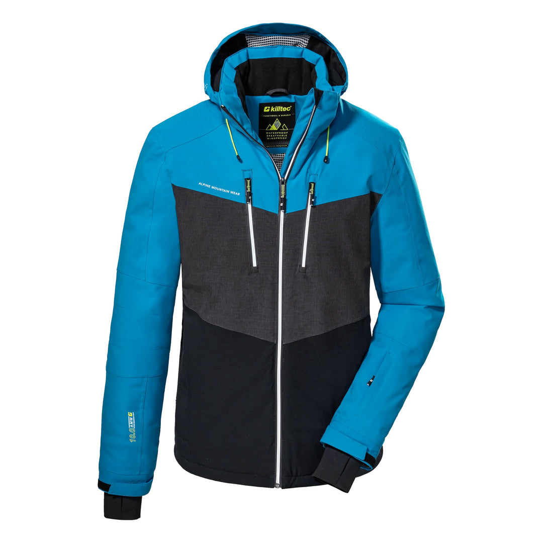 Killtec Herren Ksw 45 Mn Ski Jckt Skijacke/Funktionsjacke mit abzippbarer Kapuze und Schneefang XL s