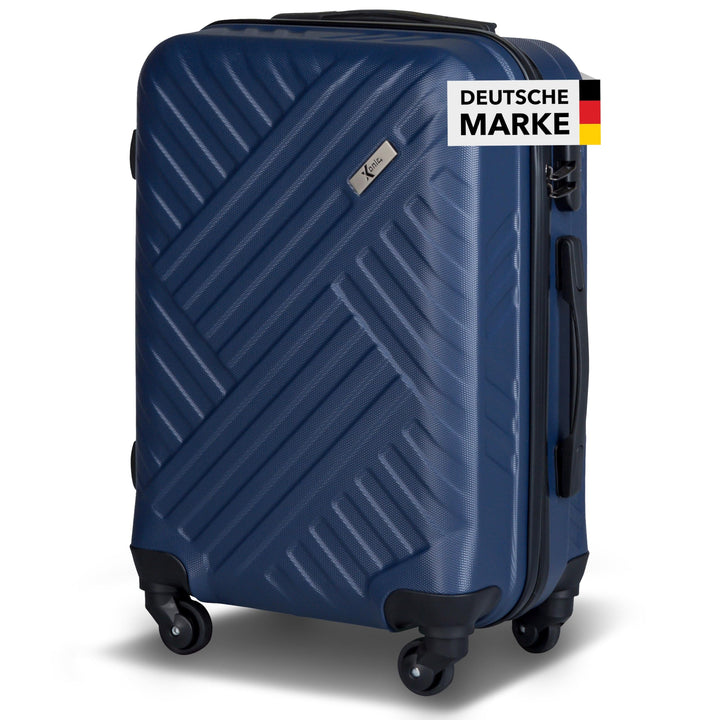 Xonic Design Reisekoffer - ABS Hartschalen Koffer mit 360° Leichtlauf-Rollen - hochwertiger Trolley