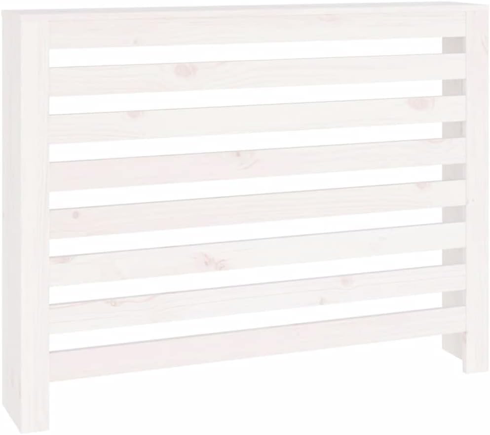 Heizkörperverkleidung 108,5x19x84 cm mit Horizontalen Latten Heizkörper Abdeckung Modernes Design He
