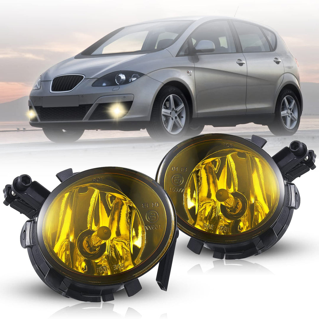 WISGOL Nebelscheinwerfer passt für SEAT Altea(5P1/5P5) 04/2009-up SEAT Ibiza V(6J1/6J5/6J8) 03/2008-