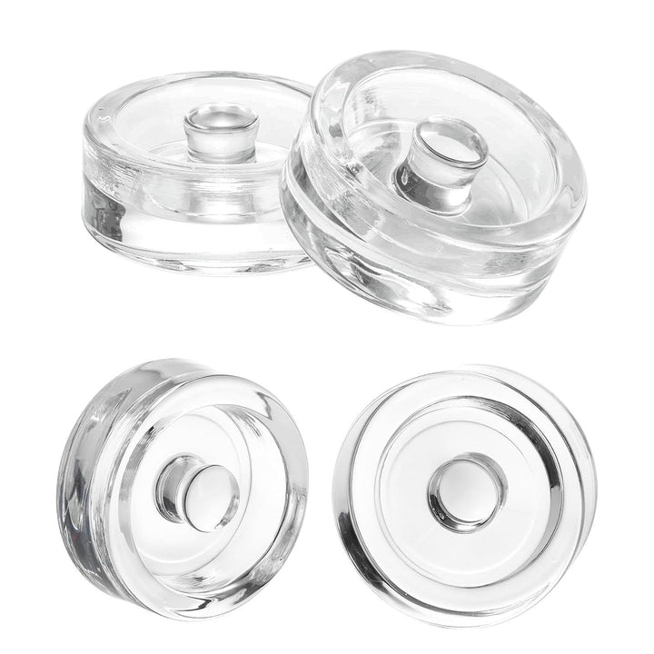Gärglasgewichte – transparent, 4 Stück mit Griff, 200 g, 7,9 cm, für Gurkenkiesel, Gärgewichte für Z