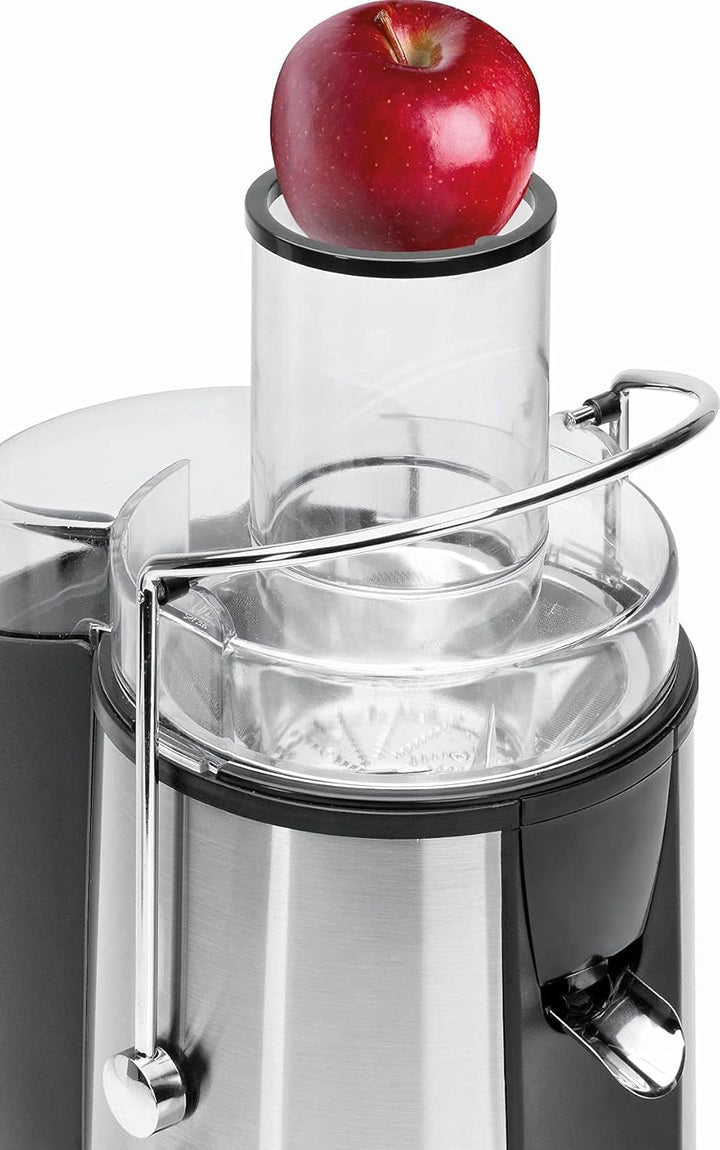 Bomann Elektrischer Entsafter aus Edelstahl für Obst, Gemüse, Weizengras, Ingwer (1000 Watt, 2 Liter