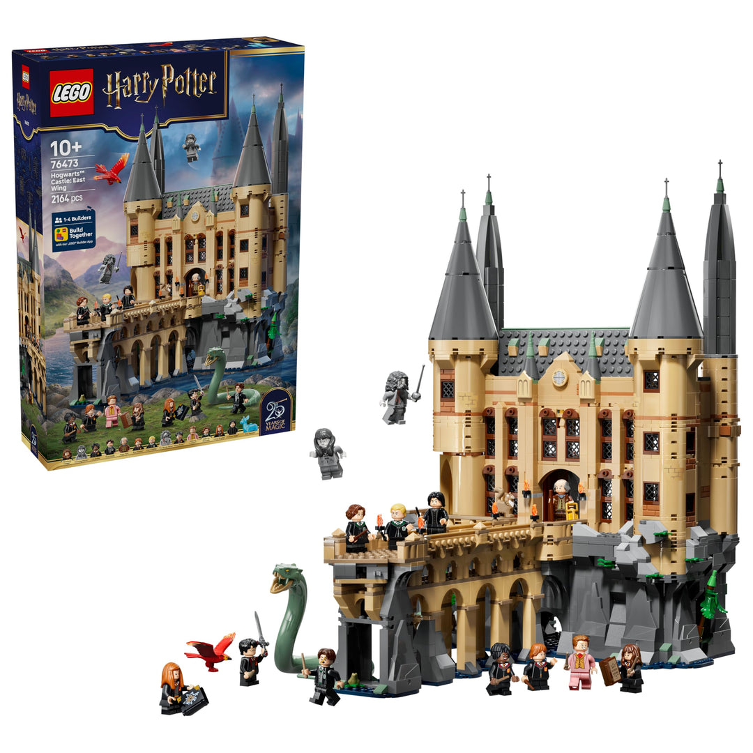 LEGO Harry Potter Schloss Hogwarts: Ostflügel Spielzeug - Miniatur Modellbausatz mit 13 Minifiguren