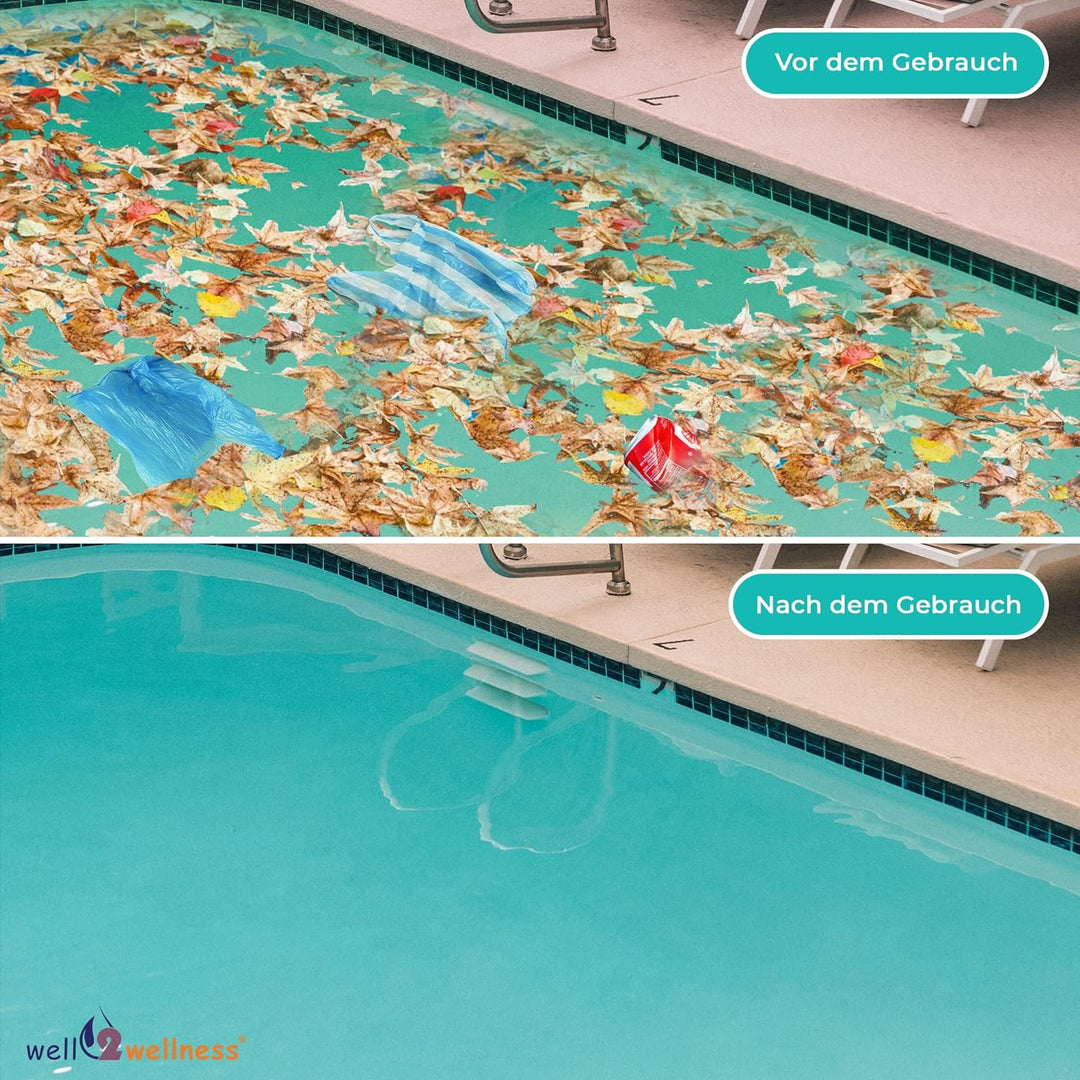 well2wellness Pool Skimmer Set S1 - Oberflächenskimmer Set für Schwimmbäder komplett inkl. Einlaufdü