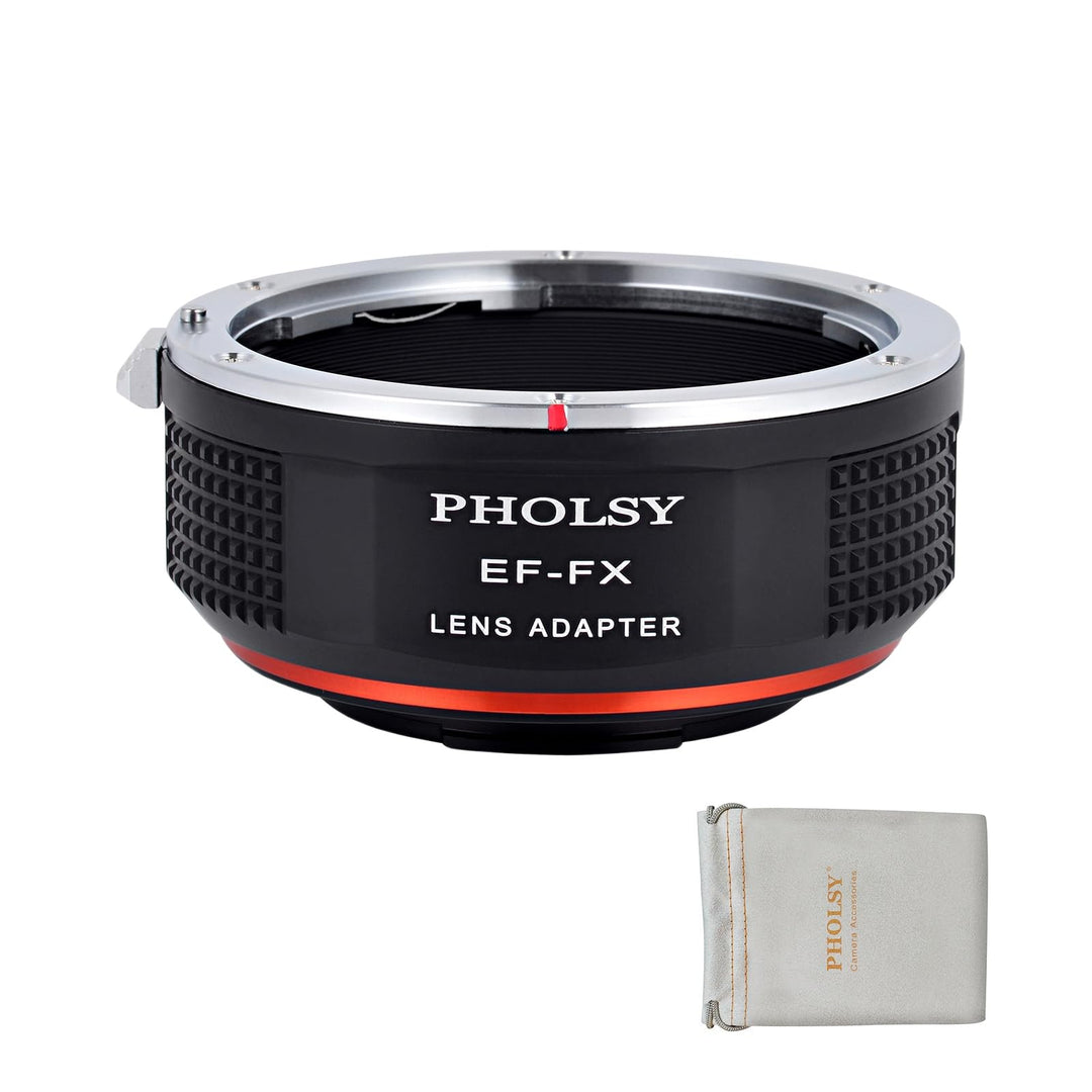 PHOLSY Objektivadapter Manueller Fokus Kompatibel mit Canon EOS EF EF-S Objektiv anf FX Mount Kamera