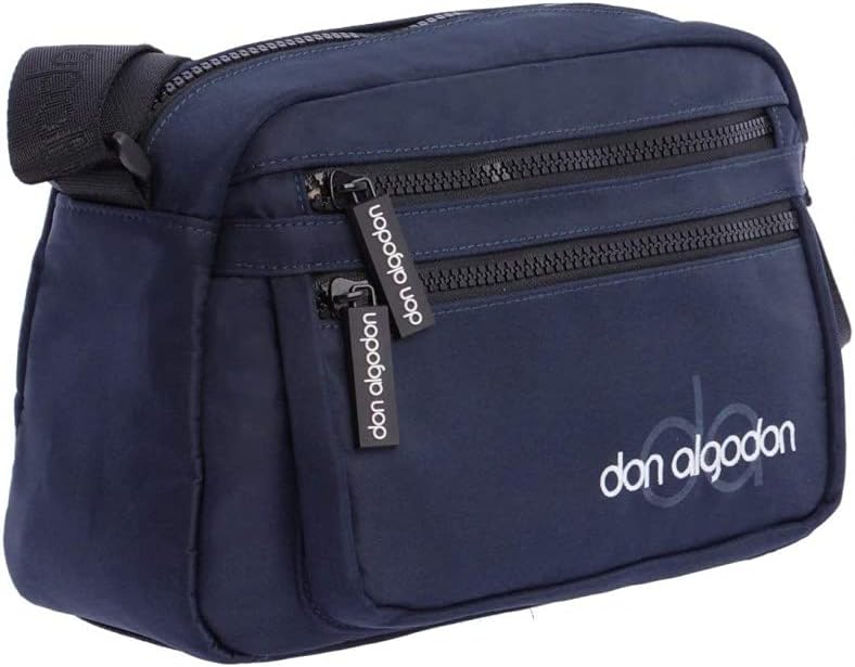 DON ALGODON Damen Zeno Umhängetaschen, 25 x 9 x 17 cm Marineblau, Marineblau