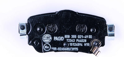 HELLA PAGID 8DB 355 021-491 Bremsbelagsatz - T2343 - Dicke/Stärke: 15.1mm - Bremssystem: TRW - mit a