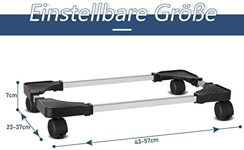 Whchiy CPU Ständer Computer Desktop Ständer Universal Einstellbare CPU Halterung mit 4 Rollen Unter