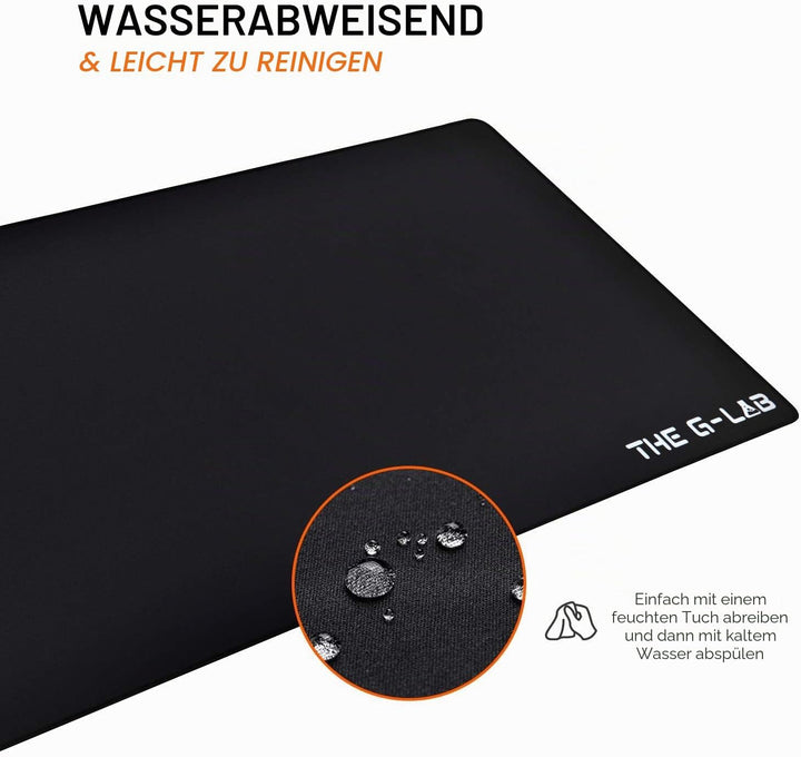THE G-Lab Pad Barium - XXL Gaming Mauspad - Grosses Gamer Mauspad - Optimierte hochpräzise Oberfläch