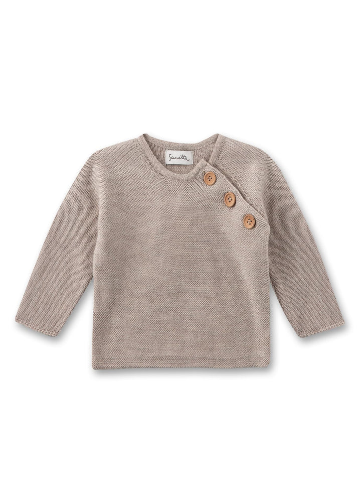 Sanetta Unisex Baby Pullover 44 Frappe, 44 Frappe