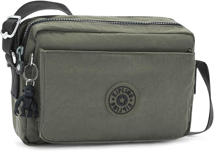 Kipling Damen Abanu M Crossbody, Grün Moss, 24x17x9 cm (B x H T) EU Green Moss, Green Moss