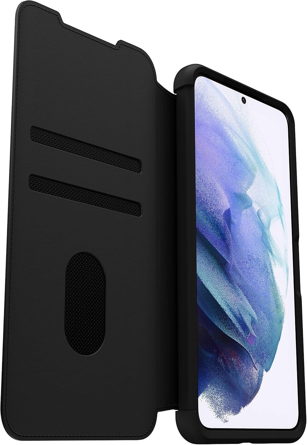 OtterBox Strada Hülle für Samsung Galaxy S21+ 5G, stossfest, sturzsicher,Premium Lederfolio mit zwei