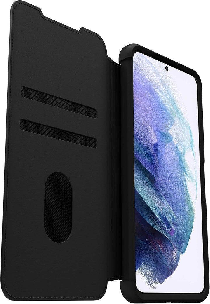 OtterBox Strada Hülle für Samsung Galaxy S21+ 5G, stossfest, sturzsicher,Premium Lederfolio mit zwei