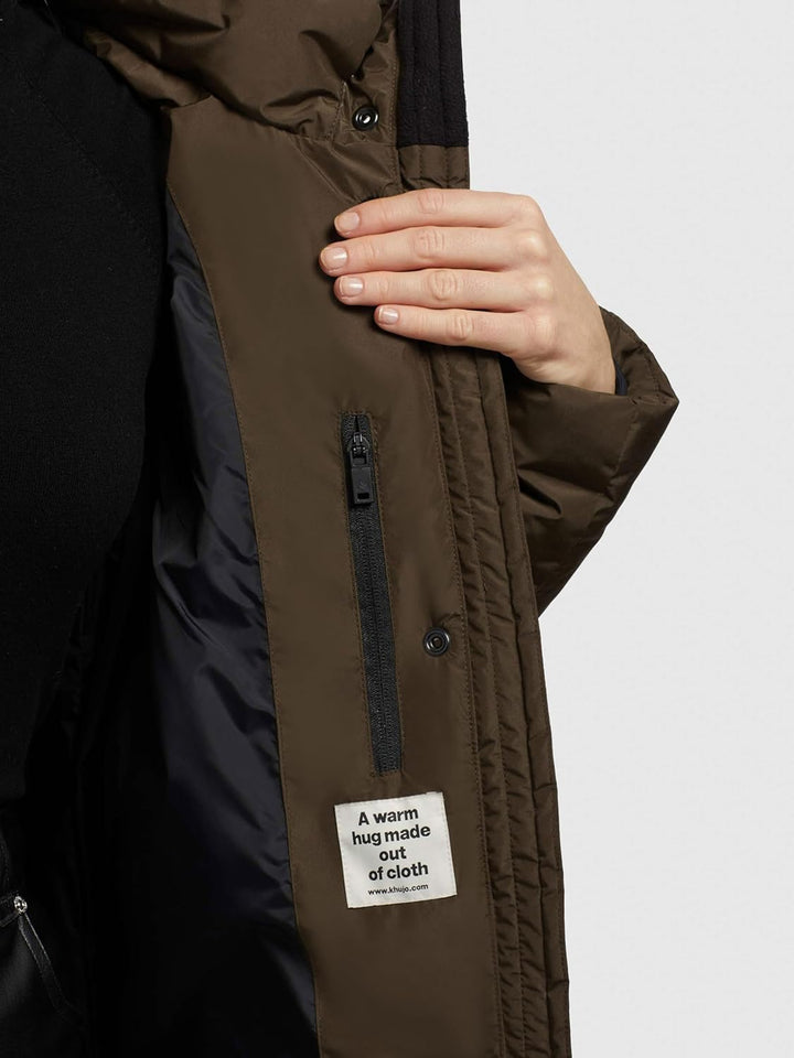 khujo Damen Steppmantel Sonje 5 XS Ran-gre Braun, XS Ran-gre Braun