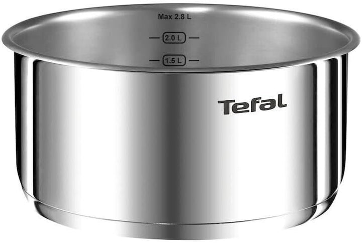Tefal Ingenio Emotion Edelstahl-Kochgeschirr-Set, 11-teilig, Töpfe 16/18/20 cm, Pfannen 22/24/28 cm,