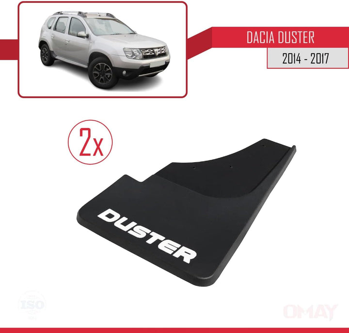 RE&AR Tuning Kompatibel mit Dacia Duster (HS) Post-Facelift 2014-2017 Auto Kotflügel Vorne Hinten Sa