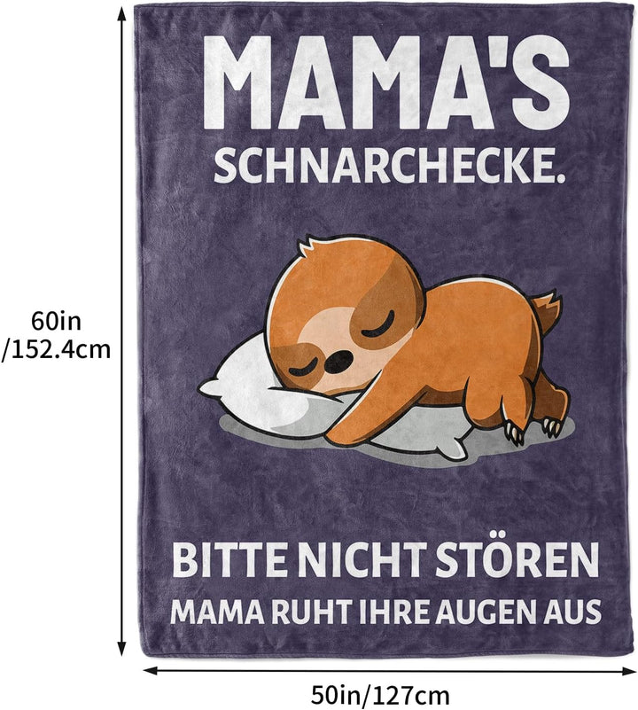 KAAYEE Muttertagsgeschenk, Kuscheldecke Muttertagsgeschenke für Mama, Geschenke für Mama zum Muttert