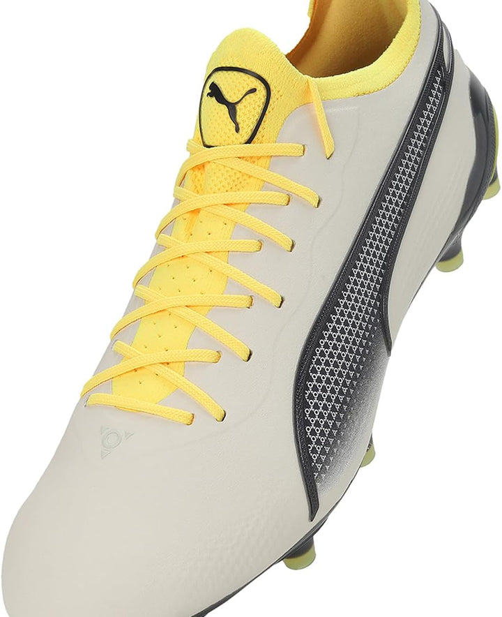 PUMA Herren Football Boots 39 EU Alpine Snow Asphalt Yellow Blaze, 39 EU Alpine Snow Asphalt Yellow