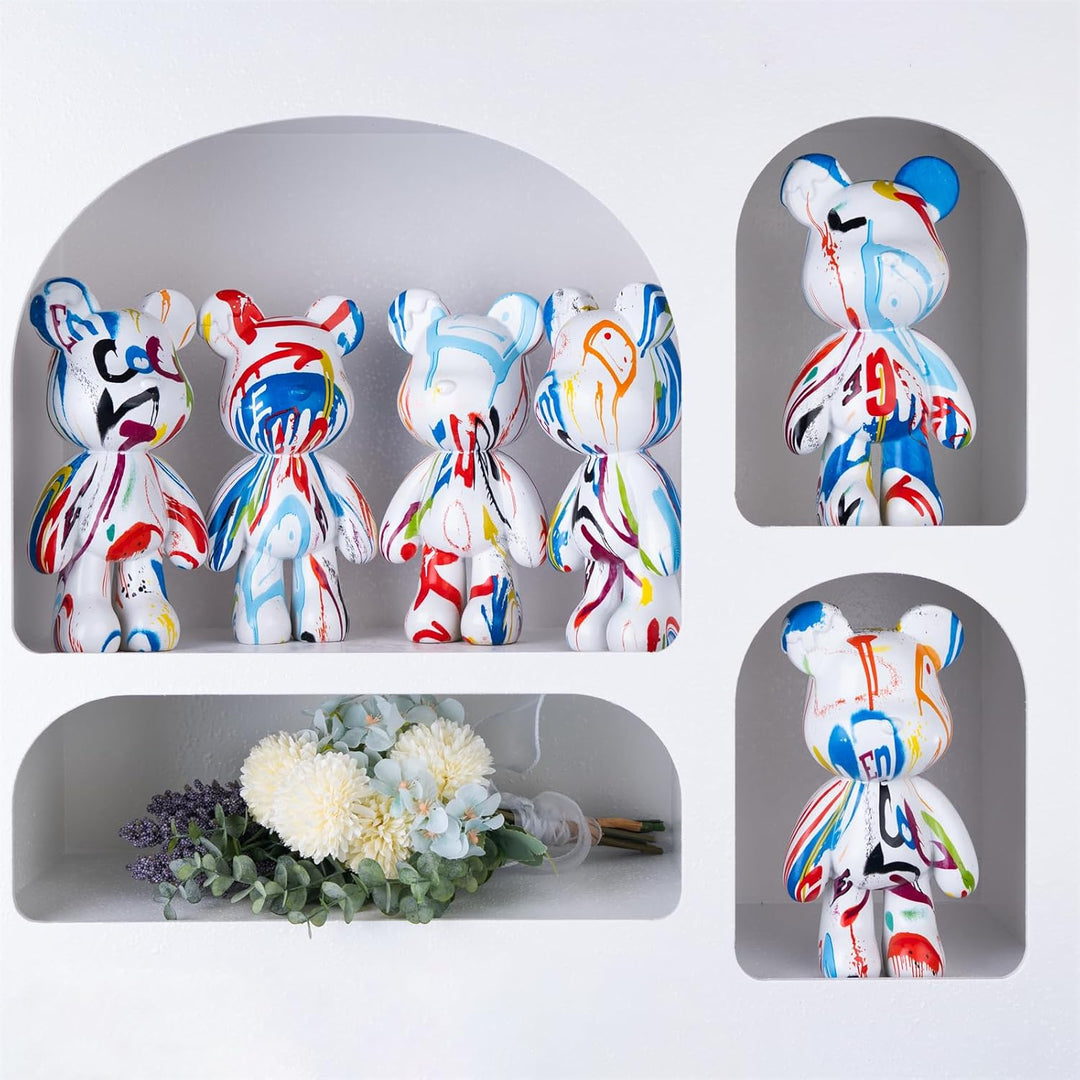 Coniuty Tierskulptur Harz Bär Statue Dekor Kunst Figur Home Ornament Dekoration für Büro, Wohnzimmer