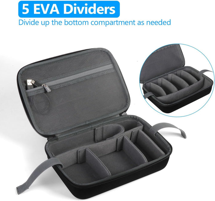 JSVER Tasche für GoPro, Tragetasche für GoPro Hero 13/12/11/10/9, Case Schutztasche für AKASO EK7000