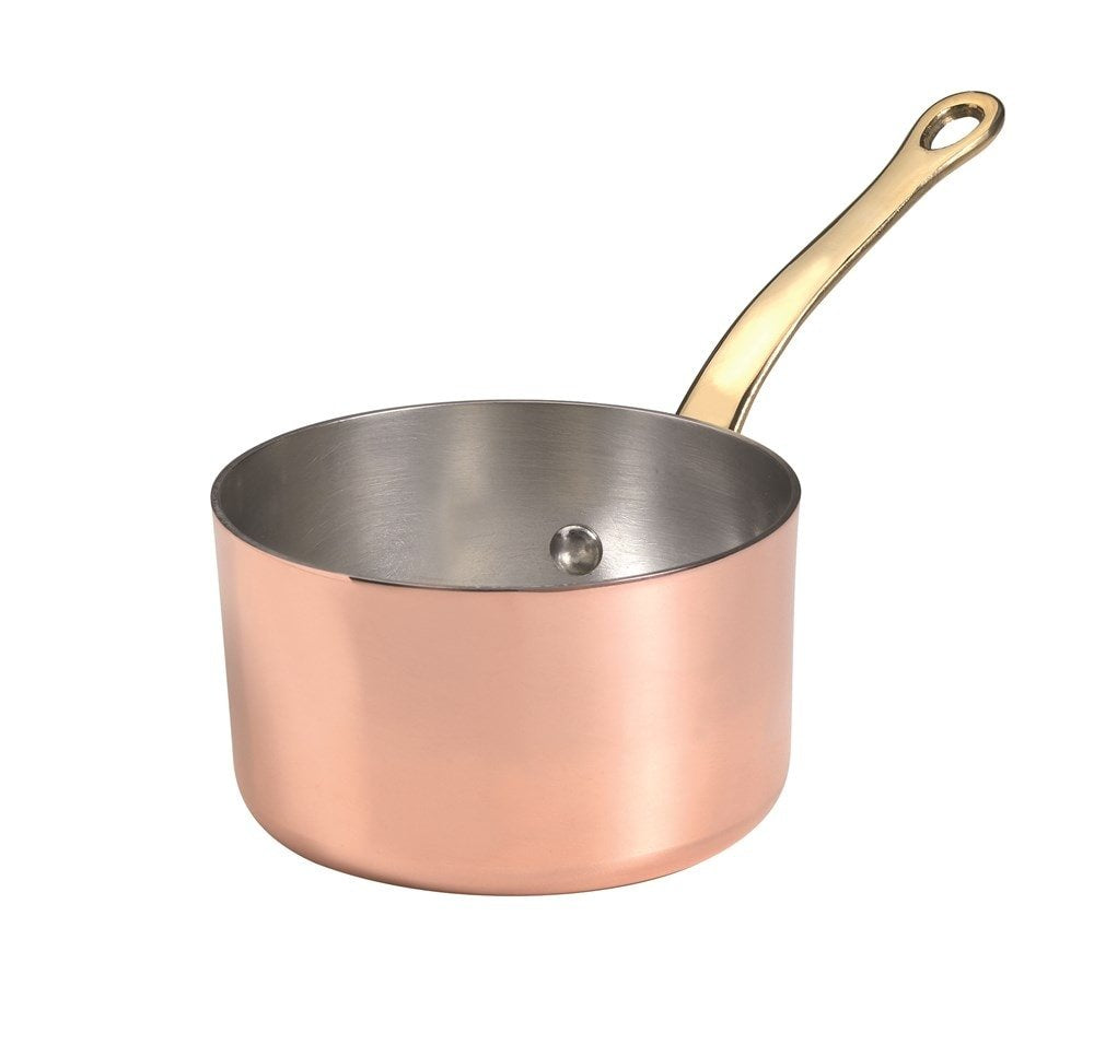 Pentole Agnelli ALCU105F10 Hochverzinkter Kupferauflauf mit 1 Griff, 10 cm, 10 cm