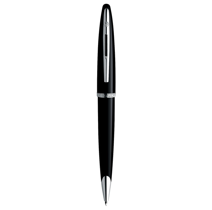 Waterman Carène Black Sea Kugelschreiber | hochglänzend Schwarz mit Palladiumzierteilen | mittlere S