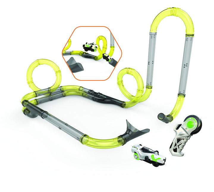 Silverlit EXOST Loop RC 20233 Gravity Challenge Set by, 1 Auto inkl. Lichteffekten, 31 Bauteile, Ren