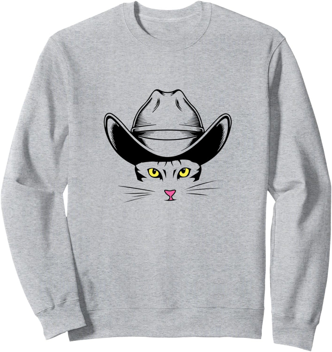 Meowdy Katze, Lustige Cowboy-Katze Meme, Howdy Katze Sweatshirt