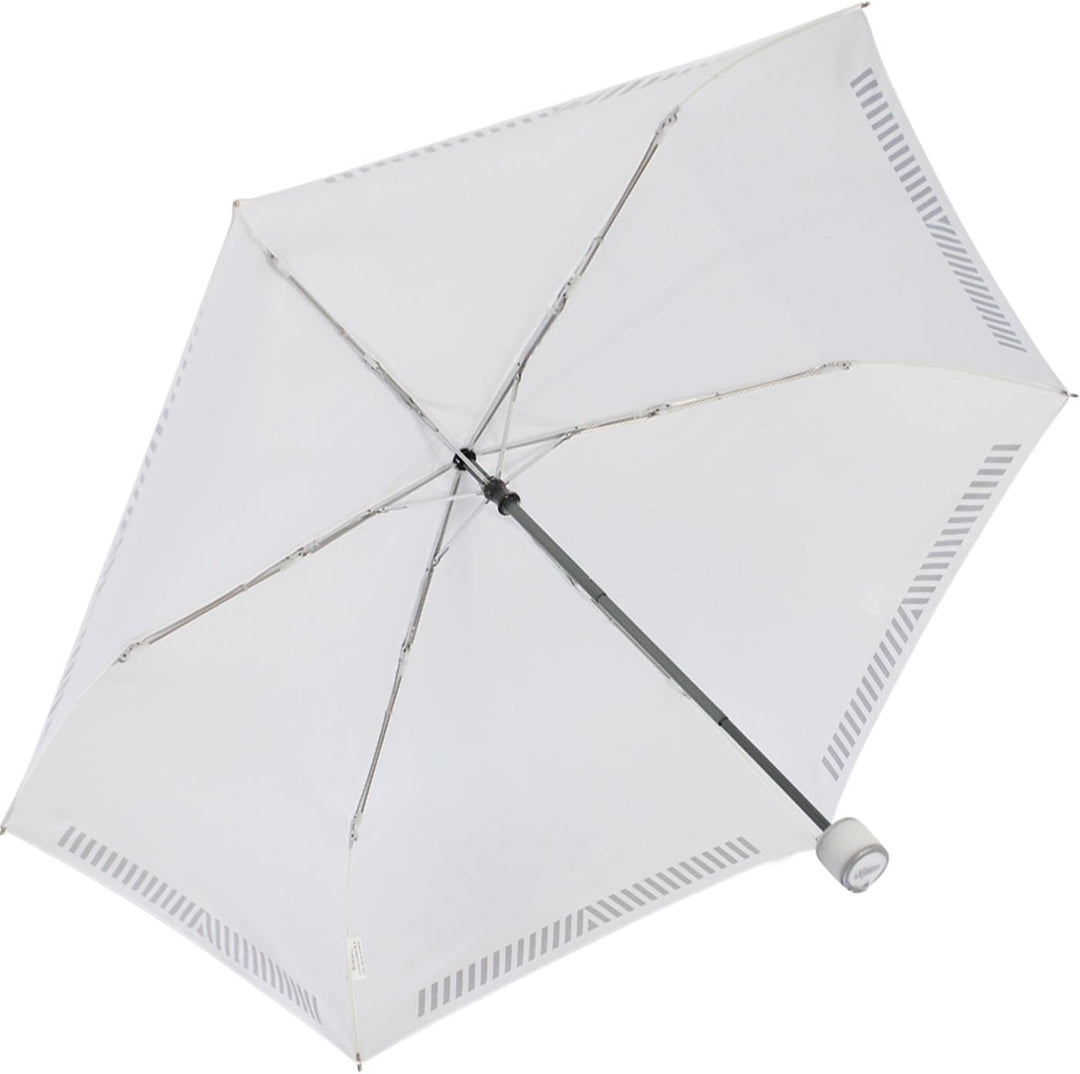 iX-brella Mini Hochzeits-Taschenschirm mit reflektierender Borte Namen und Herzen personalisiert Zwe