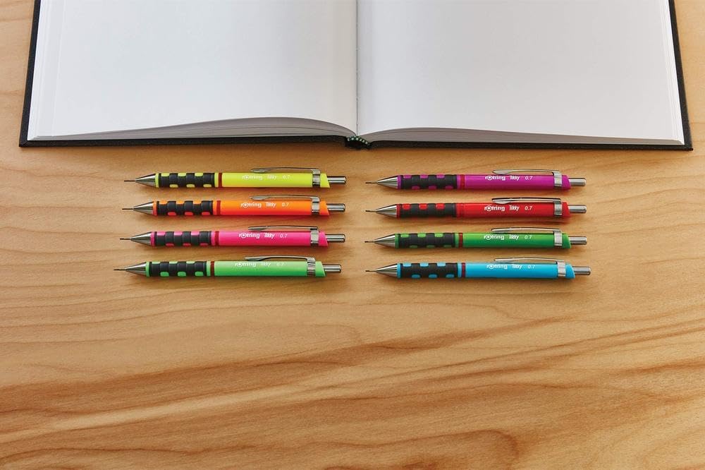 rOtring Tikky-Druckbleistift Nachfüllminen | 0,7 mm | B | 10 Stück (120 Minen) 0,7 mm HB, 0,7 mm HB