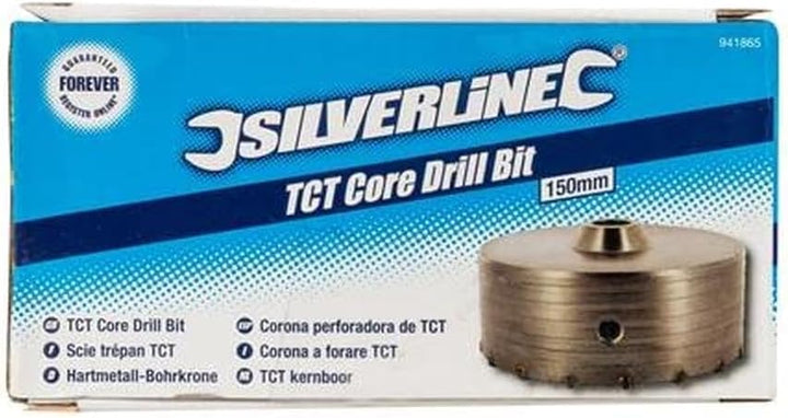 Silverline 941865 Hartmetall-Bohrkrone 150 mm, 150 mm