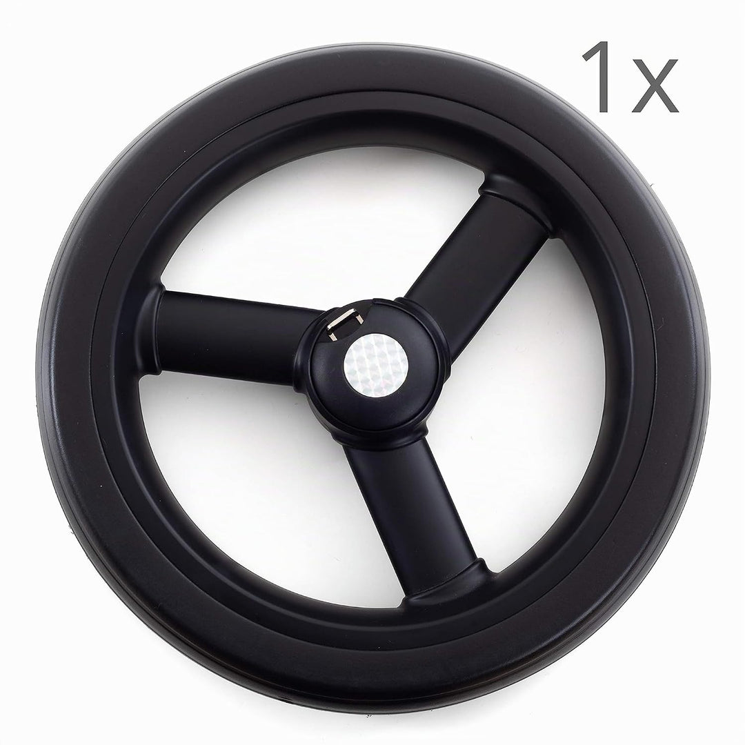 Andersen Ersatzrad für Tura und Royal Einkaufstrolley, Ø 290 mm, kugelgelagert, schwarz 1 Rad f. Tur