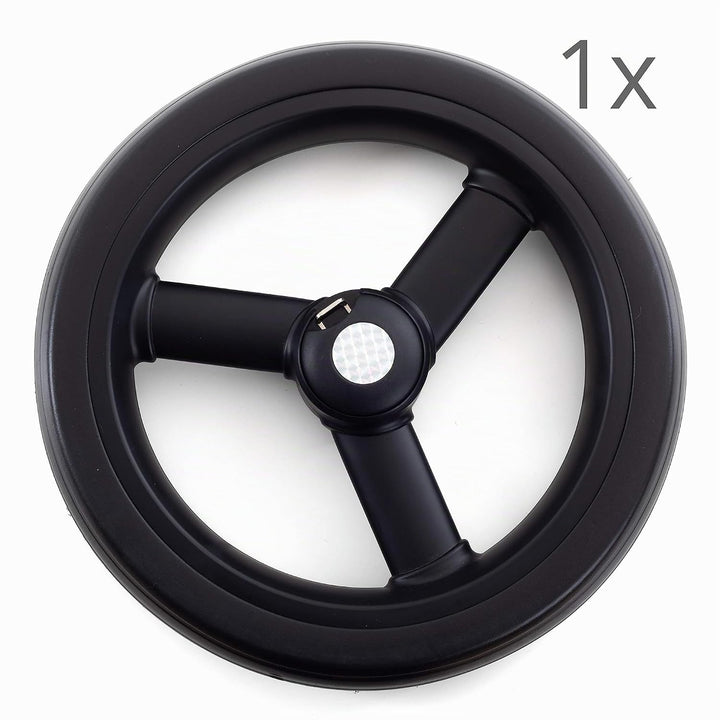 Andersen Ersatzrad für Tura und Royal Einkaufstrolley, Ø 290 mm, kugelgelagert, schwarz 1 Rad f. Tur