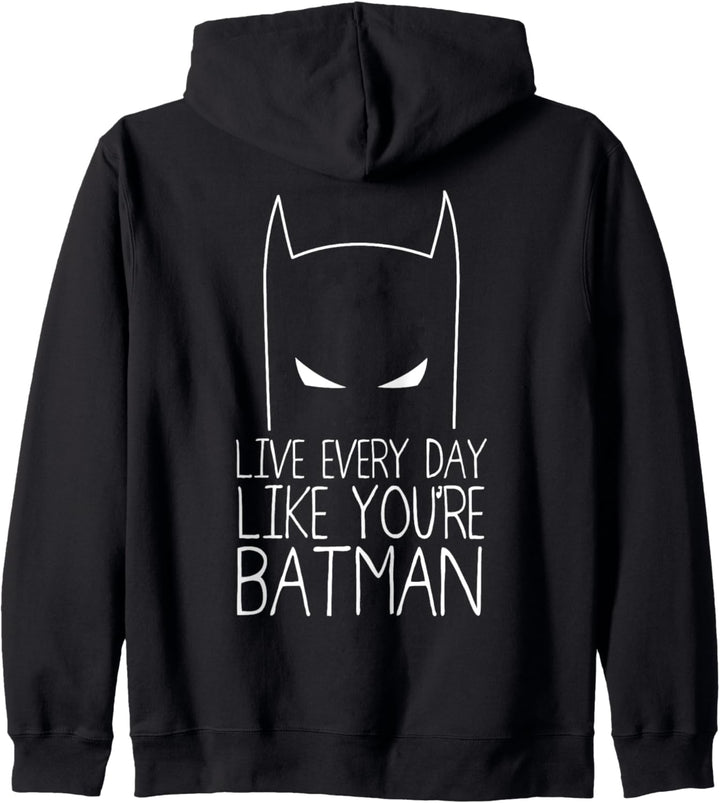 DC Batman Text jeden Tag Kapuzenjacke