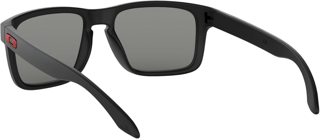 Oakley Sonnenbrille Holbrook W/Warm Matte Black / Positive Red Iridium, Matte Black / Positive Red I