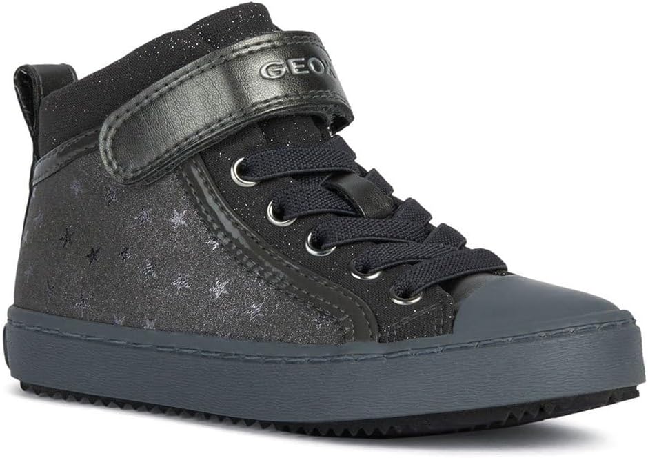 Geox Mädchen J Kalispera Girl ISneakers 24 EU Grau, 24 EU Grau