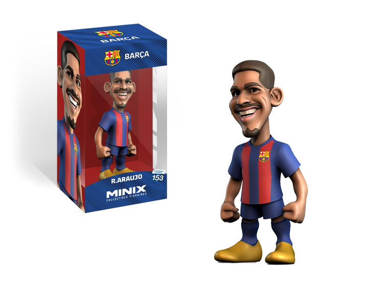 MINIX - FC Barcelona – Araujo 4#153 – Sammelfigur, 12 cm