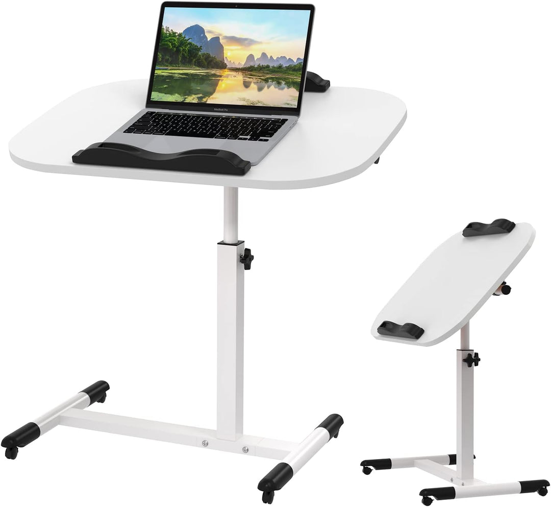 PIPIPOXER Computertisch Höhenverstellbarer Schreibtisch höhenverstellbar Laptoptisch mit 60x40 cm Ti
